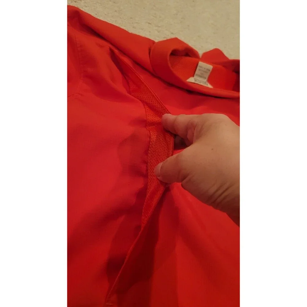 Duluth Trading Co Coolplus Long Sleeve Roll Tab Snap Vented Reddish Orange LG - Picture 4 of 9